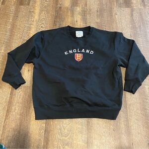 England National Team Embroidered Crewneck Sweater Size XL